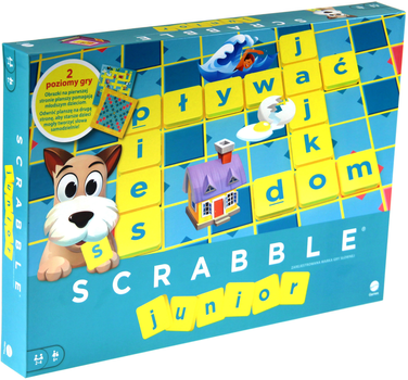 Gra planszowa Mattel Scrabble Junior (0746775262006)
