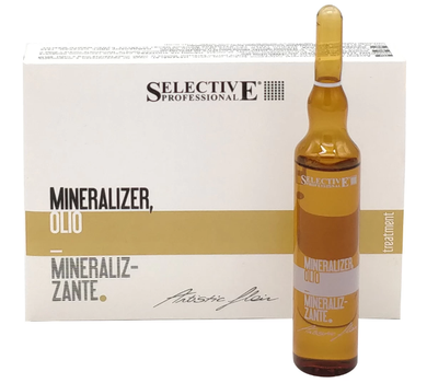 Минеральное масло Selective Professional Artistic Flair Mineralizer Olio для питания и объема, 10х12 мл