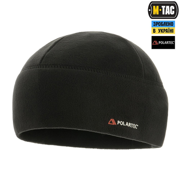 Шапка M-Tac WATCH CAP ФЛІС LIGHT POLARTEC Black Розмір S