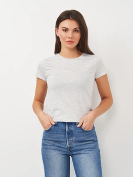 Футболка женская Sol's Crusader Women Organic Cotton 03581300 S Светло-меланжевая (3609371054376)