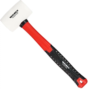 Киянка резиновая Vitals Master фиберглас 225 г Белая (181820W)