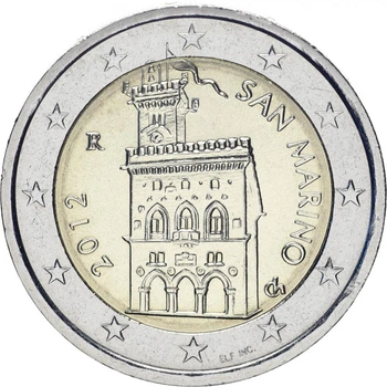 Монета Сан-Марино 2 євро 2012 UNC