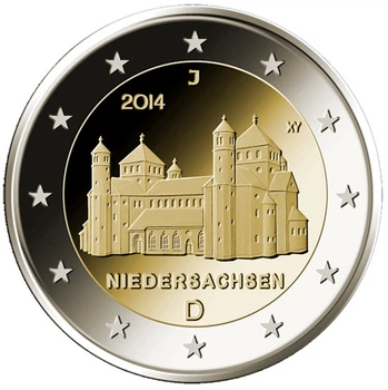 Монета Німеччина 2 євро 2014 «Нижня Саксонія» UNC (KM#334)