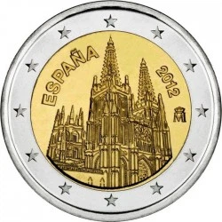 Монета Іспанія 2 євро 2012 «Кафедральний собор в Бургос» UNC (KM#1254)