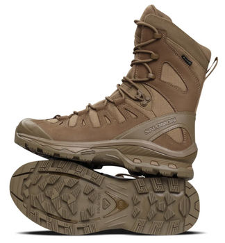 Чоловічі Зимові черевики Берці Salomon Quest 4D Forces High GTX , колір койот, розмір 41 1/3, 26,8 см Польові, тактичні
