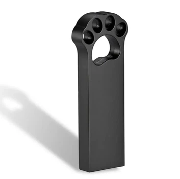 Металлическая USB Флешка UDisc Лапка 64Гб Black