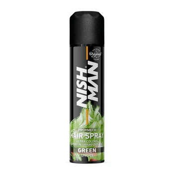 Спрей для волос окрашивающий NISHMAN Hair Coloring Spray GREEN зеленый 150 мл