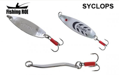Блесна Fishing Roi Spoons and Spinners Syclops 6,5g Silver/Black (9042)
