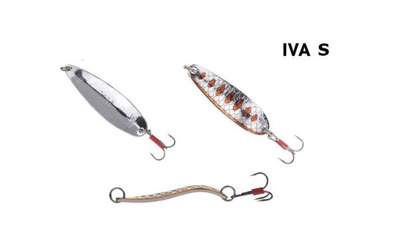 Блесна Fishing Roi Spoons and Spinners Iva 10,5g Серебро/Красный (9036)