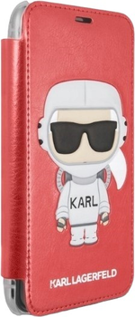 Etui z klapką Karl Lagerfeld Karl Space Cosmonaut do Apple iPhone X/Xs Red (3700740440230)