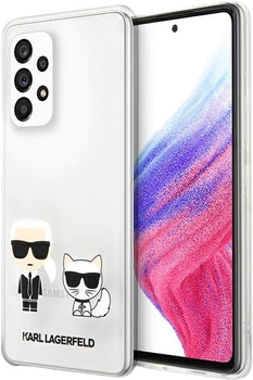 Etui Karl Lagerfeld Karl&Choupette do Samsung Galaxy A53 5G Transparent (3666339050764)