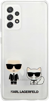 Панель Karl Lagerfeld Karl&Choupette do Samsung Galaxy A72 Transparent (3700740498996)