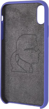 Панель Karl Lagerfeld Silicone do Apple iPhone Xr Violet (3700740435557)