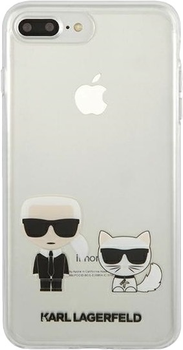 Etui Karl Lagerfeld Karl&Choupette do Apple iPhone 7/8 Plus Transparent (3700740494172)
