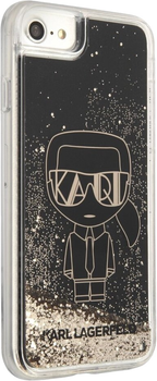 Etui Karl Lagerfeld Liquid Glitter Gatsby do Apple iPhone 7/8/SE 2020/SE 2022 Black (3666339050054)
