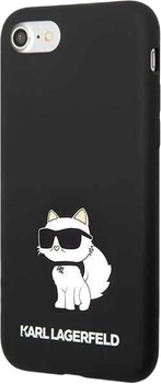 Панель Karl Lagerfeld Silicone Choupette do Apple iPhone 7/8/SE 2020/SE 2022 Black (3666339118884)