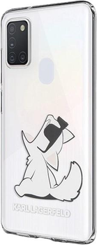 Панель Karl Lagerfeld Choupette Fun do Samsung Galaxy M21 Transparent (3700740478912)