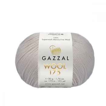 Пряжа Gazzal Wool 175 340-Вершки