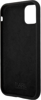 Etui Karl Lagerfeld Silicone Choupette do Apple iPhone Xr/11 Black (3666339118938)