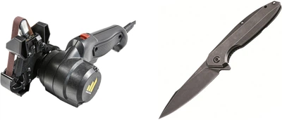Набор Work Sharp Точилка электрическая WSKTS2-I + Нож складной Ruike P128-SB