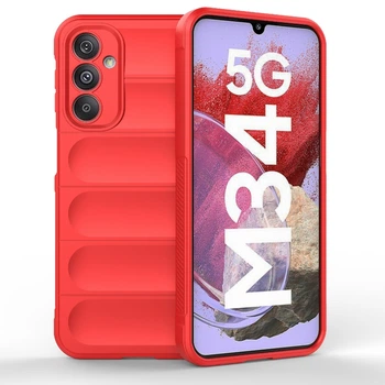 Чохол Wave Shield для Samsung Galaxy M34 5G / M346 протиударний бампер Red