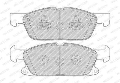 Тормозные колодки Ferodo FDB5087