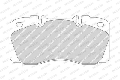 КМП тормозных колодок Ferodo FCV1126
