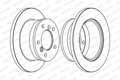 Тормозные диски Ferodo FCR229A