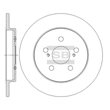 шт. Гальмівний диск Sangsin SD4060