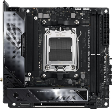 Материнська плата Asus ROG STRIX X670E-I GAMING WIFI (sAM5, AMD X670, PCI-Ex16)