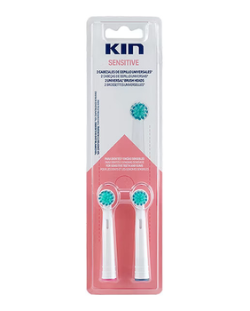 Змінні насадки для електричної зубної щітки Kin Electric Brush: Sensitive Spare 2 шт(8436026213858)