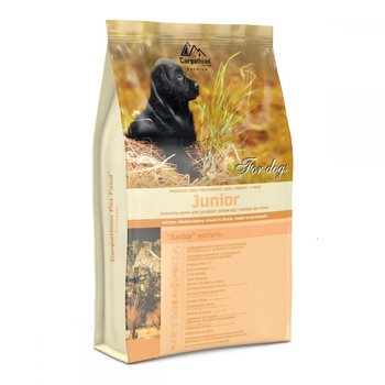 Сухой корм Carpathian Pet Food Junior для щенок с курицей, скумбрией и сухим молоком 12кг