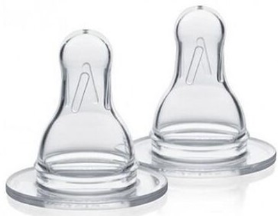 Соска силіконова Medela Slow Flow Teat 2 шт (7612367014045)