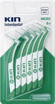Szczoteczki międzyzębowe Kin Micro Interdental Brush 0.9 mm 6 szt (8436026214039)