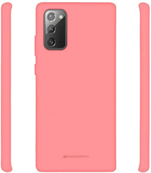 Etui Goospery Mercury Soft do Samsung Galaxy Note 20 Różowy (8809745576267)