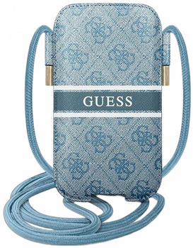 Чохол-сумка CG Mobile Guess 4G Stripe універсальний Blue (3666339031732)