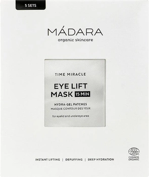 Łaty pod oczy Madara Facial Care Masks Time Miracle Eye Lift Mask 15 min 3 szt (4752223006296)