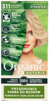 Farba do włosów Joanna Naturia Organic pielęgnująca 311 Platynowy 100 ml (5901018020194)