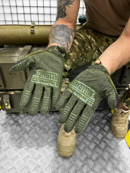 Тактичні рукавички M-Pact Tactical Gloves Olive Elite L