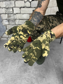 Тактичні флісові рукавички Tactical Gloves Піксель XL
