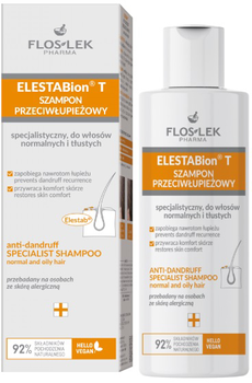 Шампунь для волосся Floslek ELESTABion T проти лупи для нормального та жирного волосся 150 мл (5905043023199)