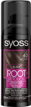 Spray Syoss Root Retouch do maskowania odrostów Czarny 120 ml (9000101208375)