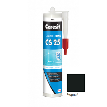 Силиконовый герметик Ceresit CS25 (черный 18) 280мл