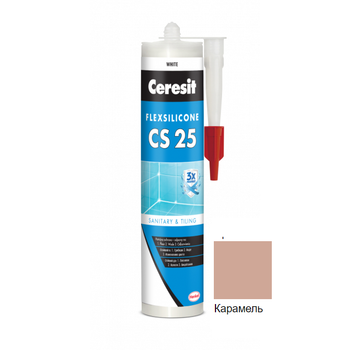 Силиконовый герметик Ceresit CS25 (карамель 46) 280мл