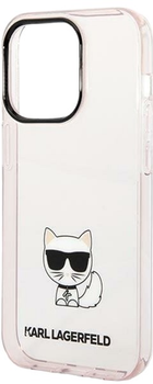 Панель Karl Lagerfeld Choupette Body для Apple iPhone 14 Pro Max Transparent (3666339076504)