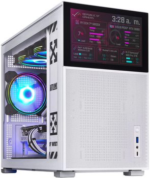 Компьютер ARTLINE Gaming D31 White (D31Whitev38) AMD Ryzen 7 5700X / WaterCooler 240mm / ASUS PRIME B550M-A / 32Gb DDR4-3600 Gaming /1 TB NVME SSD / GeForce RTX4070 12GB White / D31 White ARGB 750W 80+ Bronze