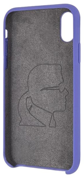 Панель Karl Lagerfeld Silicone для Apple iPhone X/Xs Violet (3700740435540)