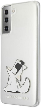 Панель Karl Lagerfeld Choupette Fun для Samsung Glalaxy S21 Plus Transparent (3700740496947)