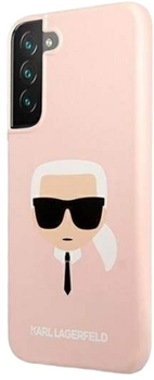 Панель Karl Lagerfeld Silicone Karl Head для Samsung Galaxy S22 Plus Pink (3666339046194)
