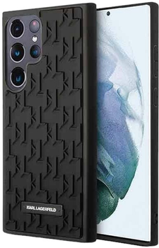 Панель Karl Lagerfeld 3D Monogram для Samsung Galaxy S23 Ultra S918 Black (3666339117962)